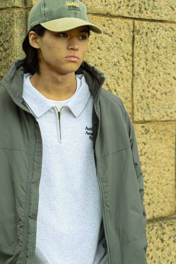 - online Limited - NYLON PADDED MONSTER SHORT JACKET/ CHARCOAL  ＜RJ-23729＞RUSSELL ATHLETIC