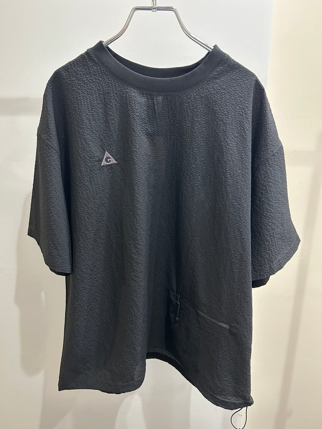 ＜GRJ#26036＞Seersucker Vent Mesh S/S Pullover Shirt