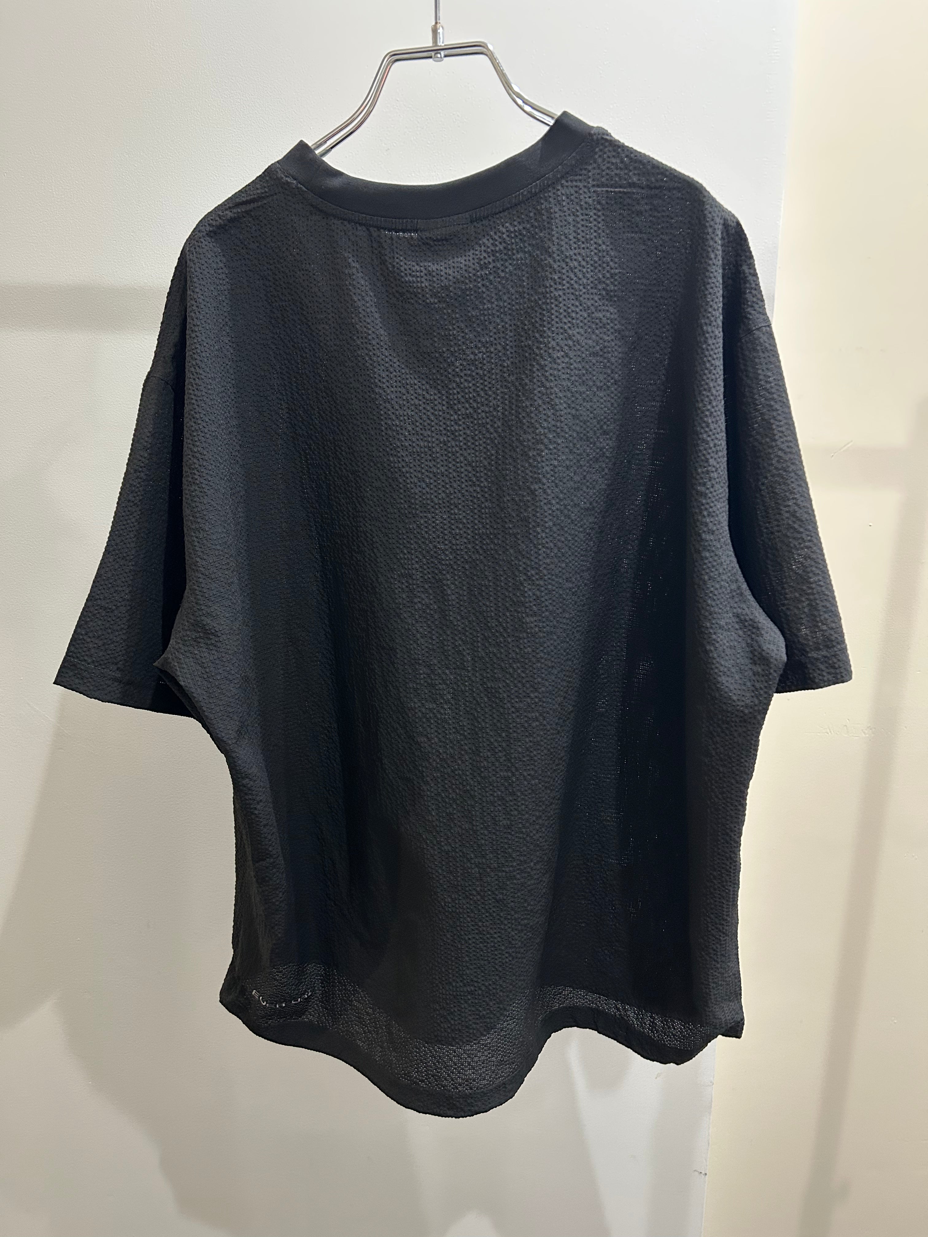 ＜GRJ#26036＞Seersucker Vent Mesh S/S Pullover Shirt