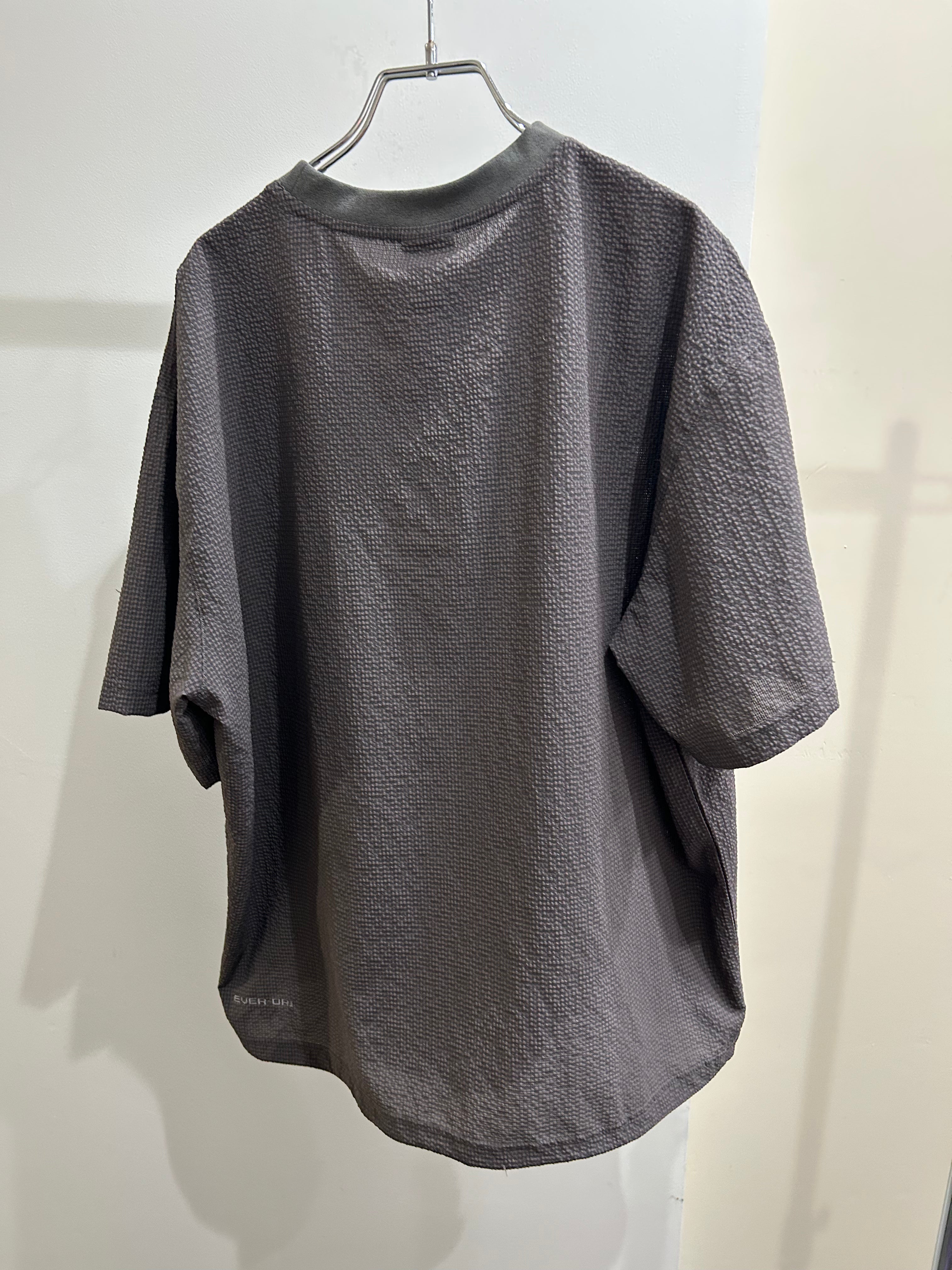 ＜GRJ#26036＞Seersucker Vent Mesh S/S Pullover Shirt