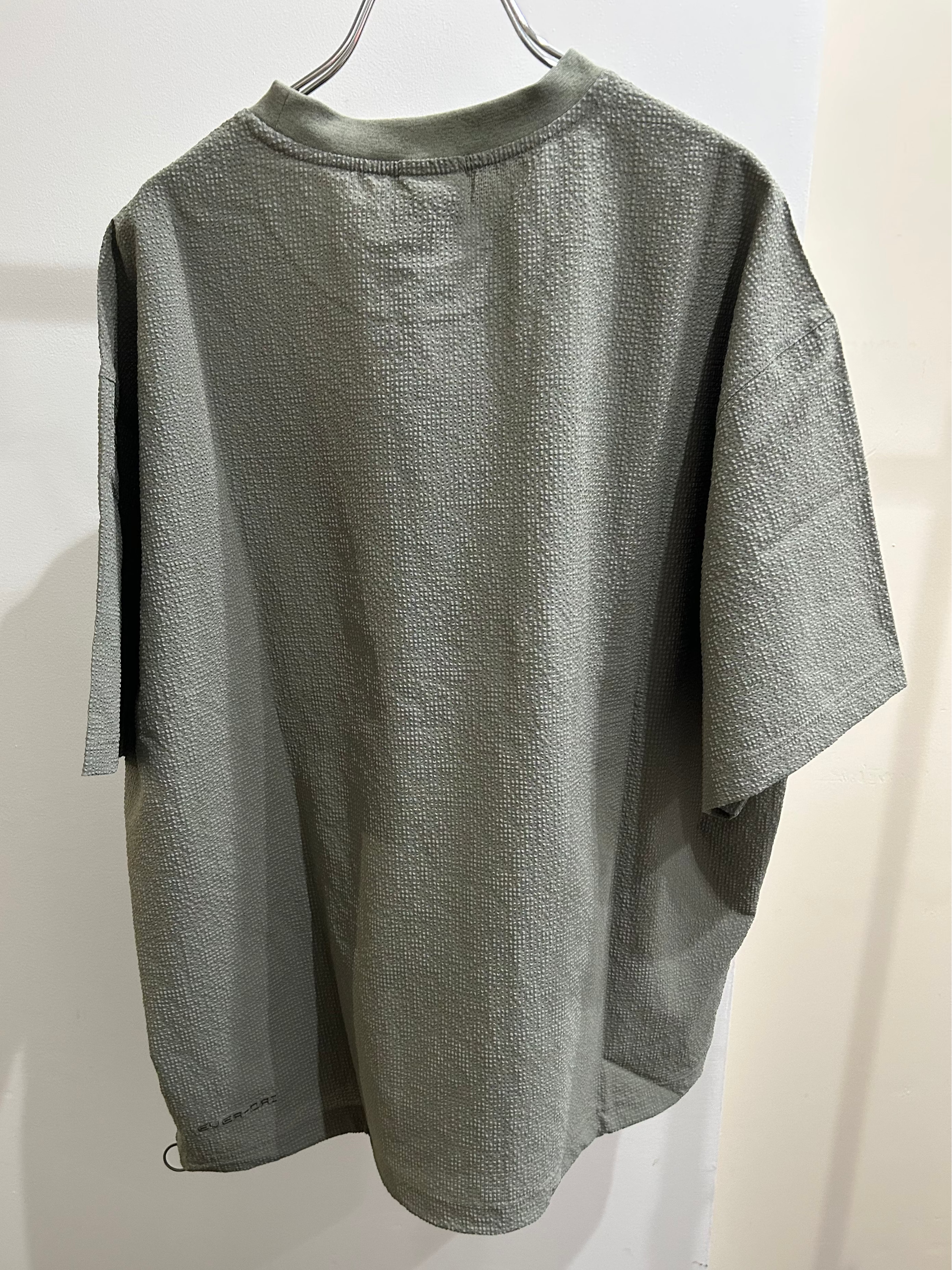 ＜GRJ#26036＞Seersucker Vent Mesh S/S Pullover Shirt