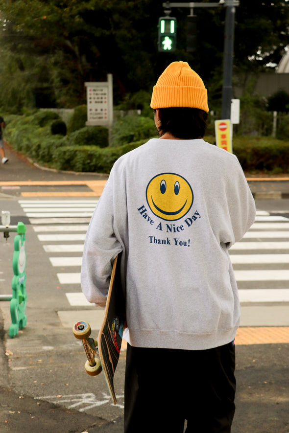《online Limited》'Thank you' Sweat Crew Neck Shirt＜RC-23752＞RUSSELL ATHLETIC