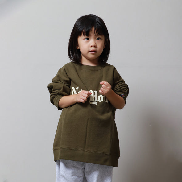 《kids》COTTON キッズ クループリントスウェット ＜RCK-23751＞RUSSELL ATHLETIC