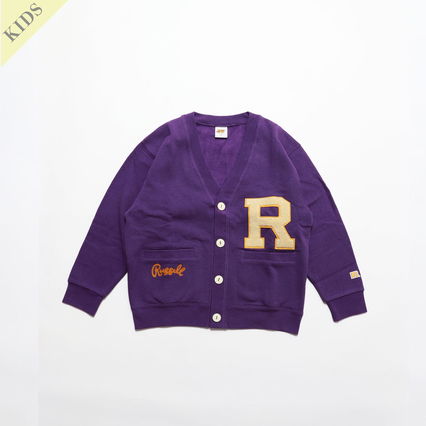 《kids》裏起毛カーディガン ＜RCK-23756＞RUSSELL ATHLETIC