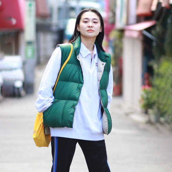 《online Limited》Recycled Down Vest ＜RJ-23727＞RUSSELL ATHLETIC