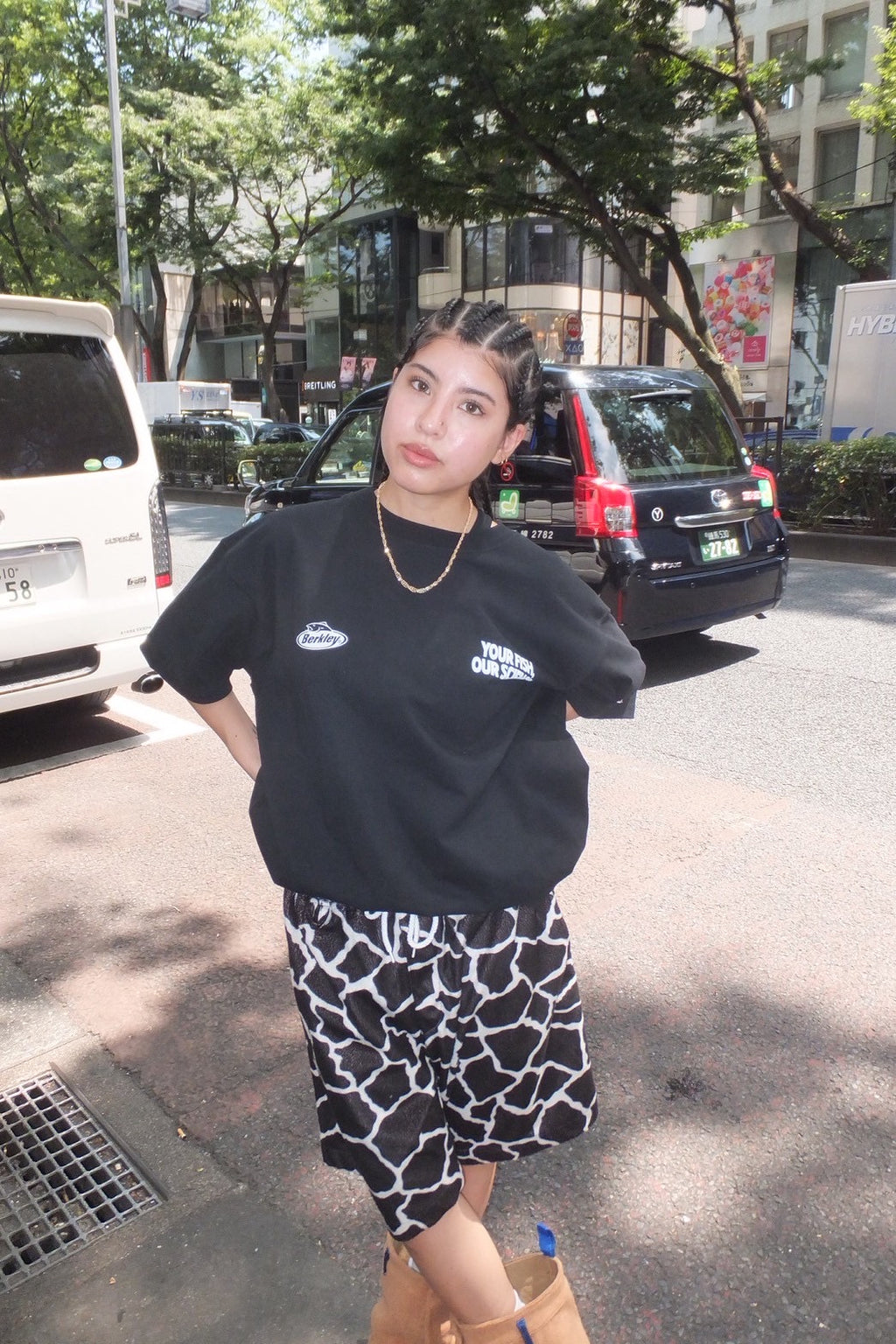 ＜RBK-2502＞Russell×Berkley Multi Logo Heavy Cotton Jersey S/S T