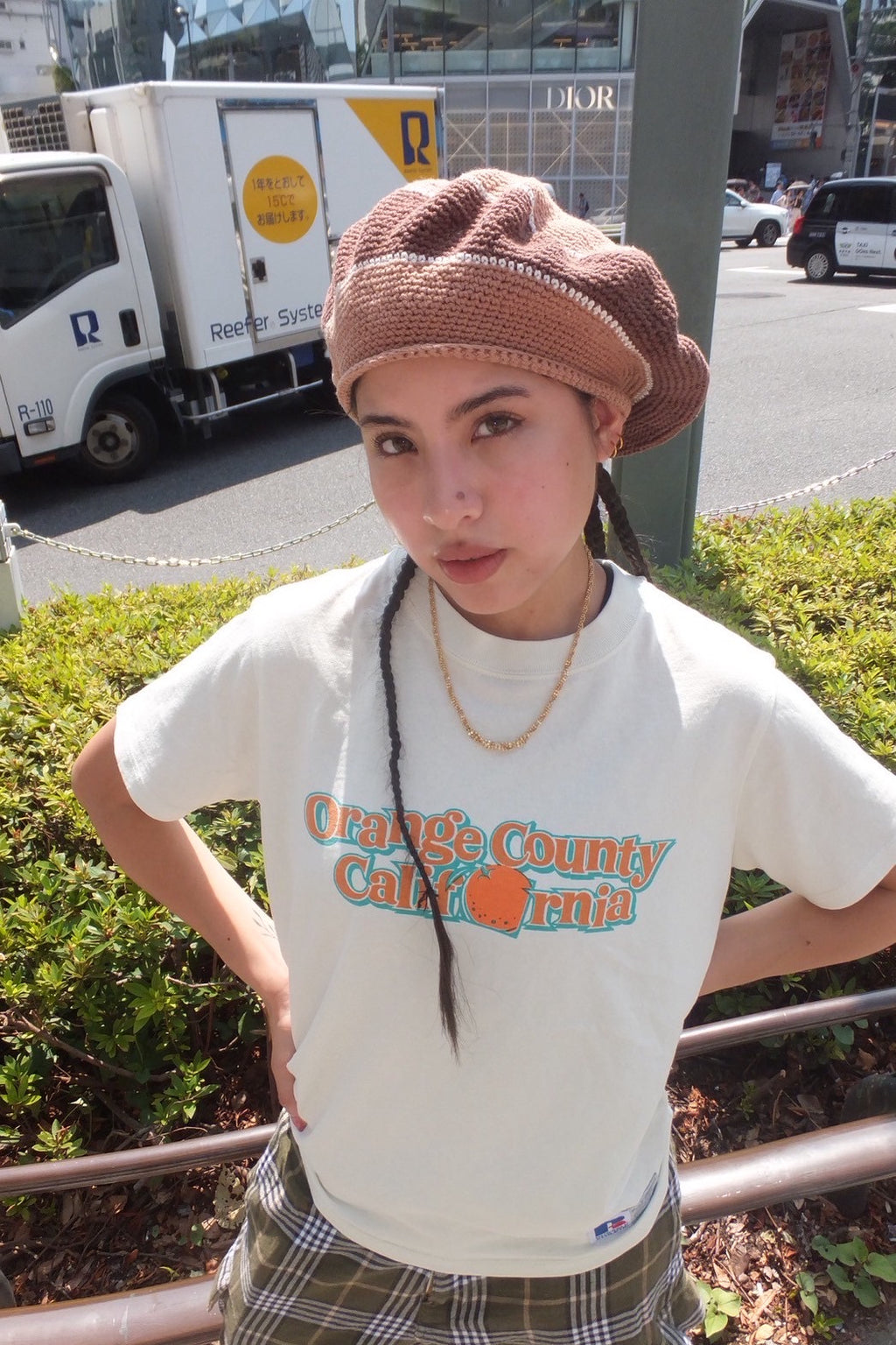 ＜RCW-25511＞Wmns BOOKSTORE JERSEY S/S Local fruits Souvenir T