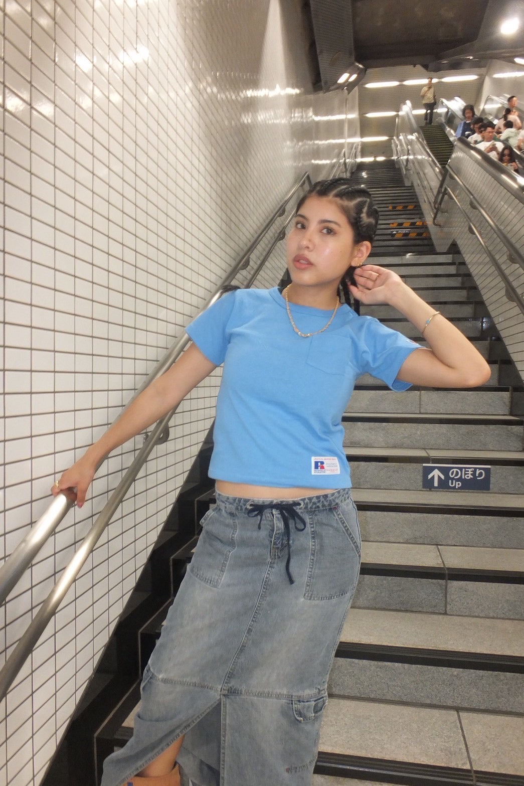 ＜RCK-1002＞【KIDS】RUSSELL FRONT POCKET TEE