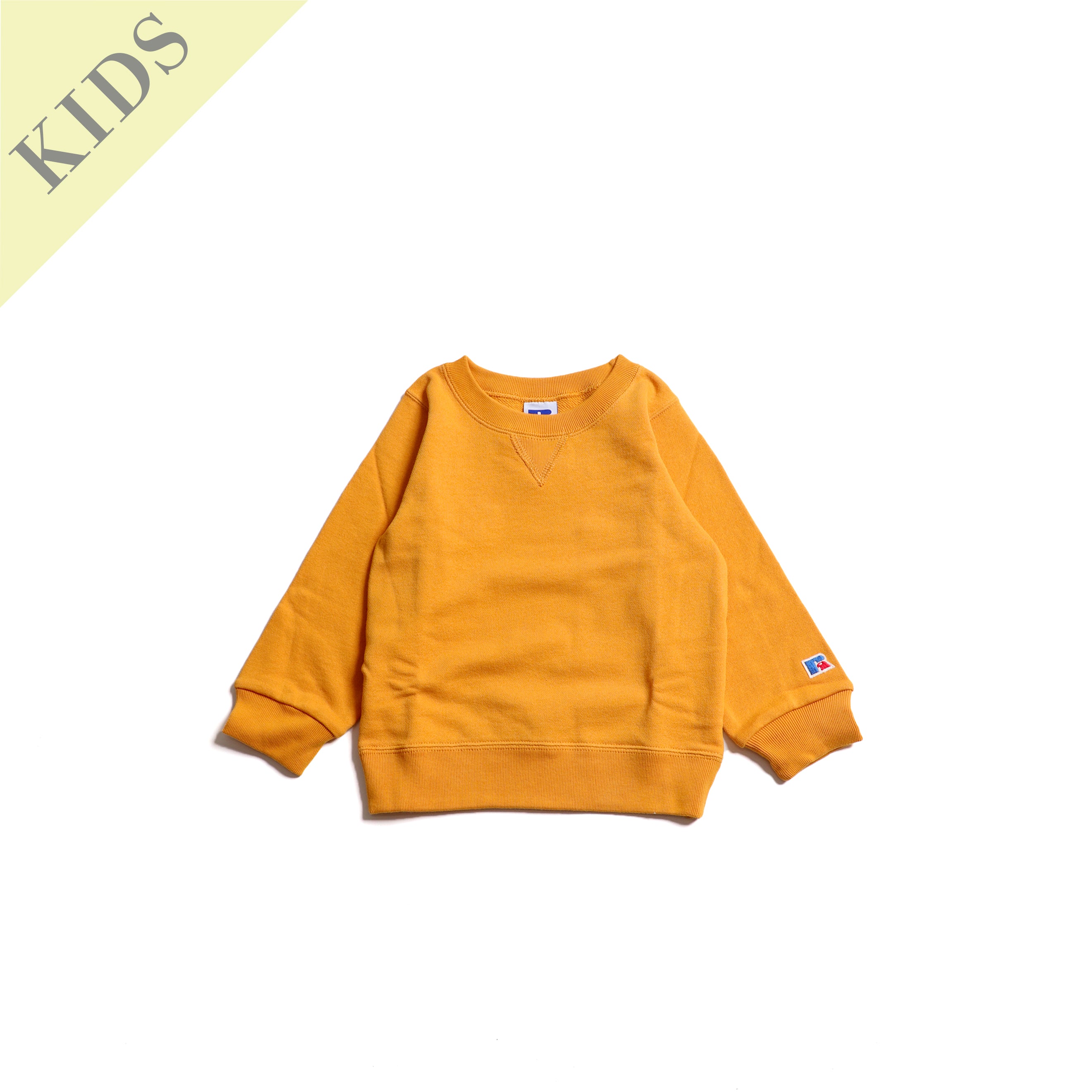 ＜RCK-1010＞【KIDS】-STANDARD ESSENTIALS - RUSSELL LOGO SWEAT CREW
