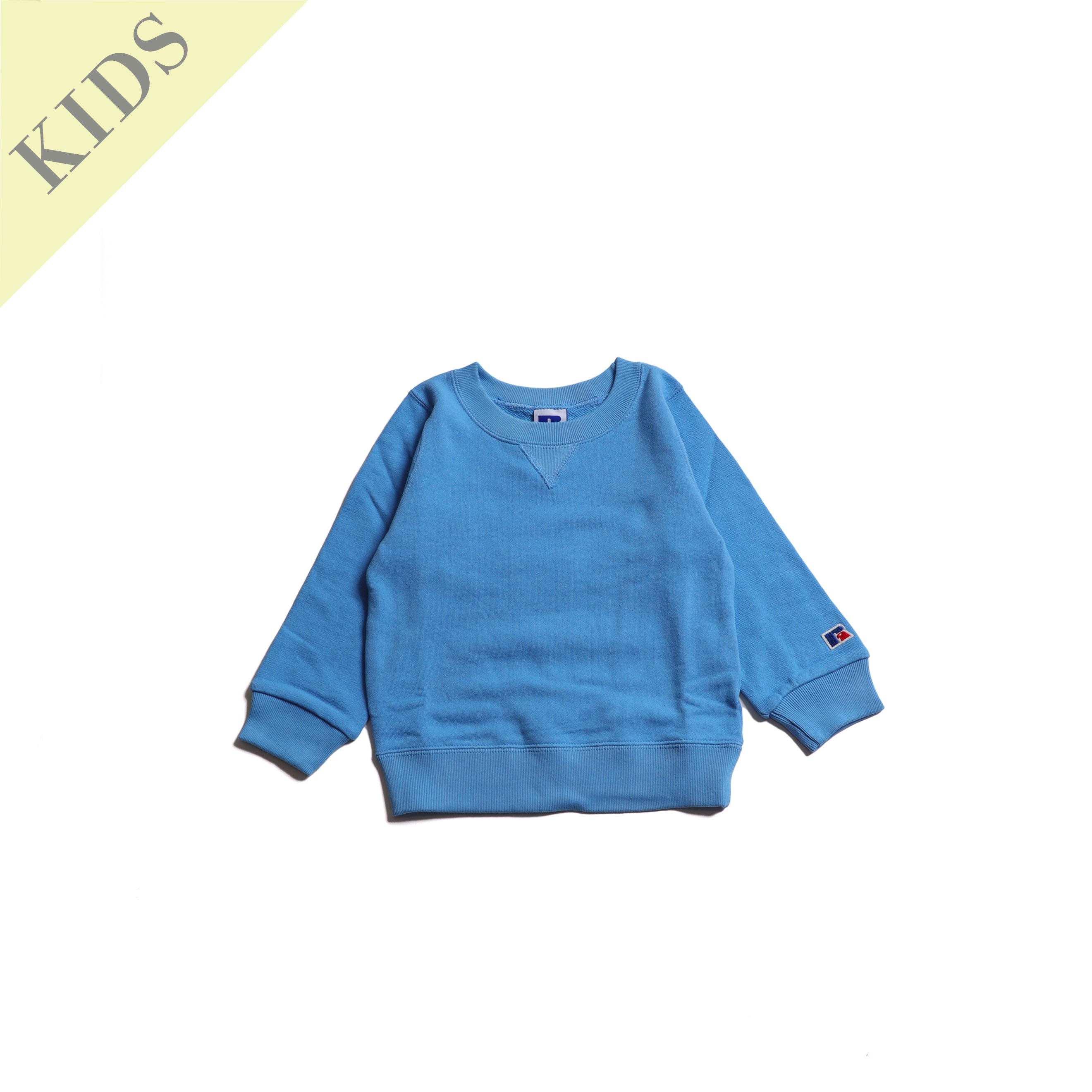 ＜RCK-1010＞【KIDS】-STANDARD ESSENTIALS - RUSSELL LOGO SWEAT CREW
