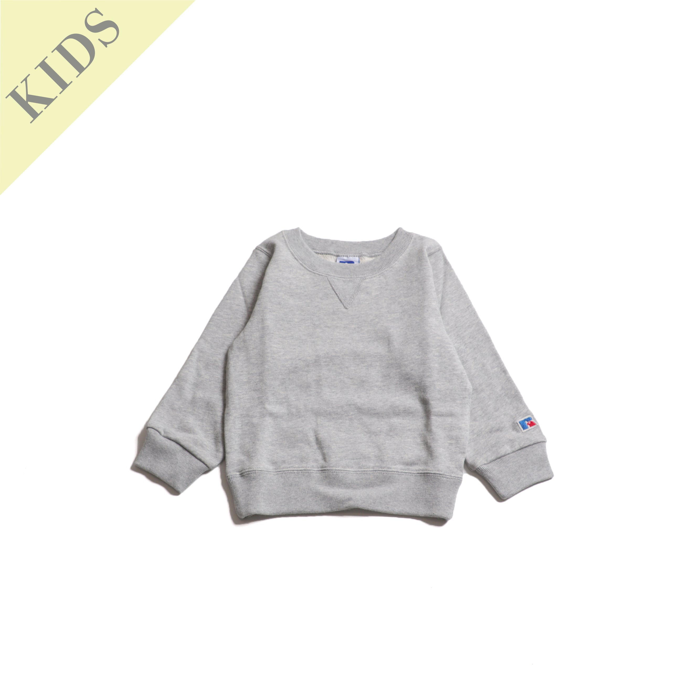 ＜RCK-1010＞【KIDS】-STANDARD ESSENTIALS - RUSSELL LOGO SWEAT CREW