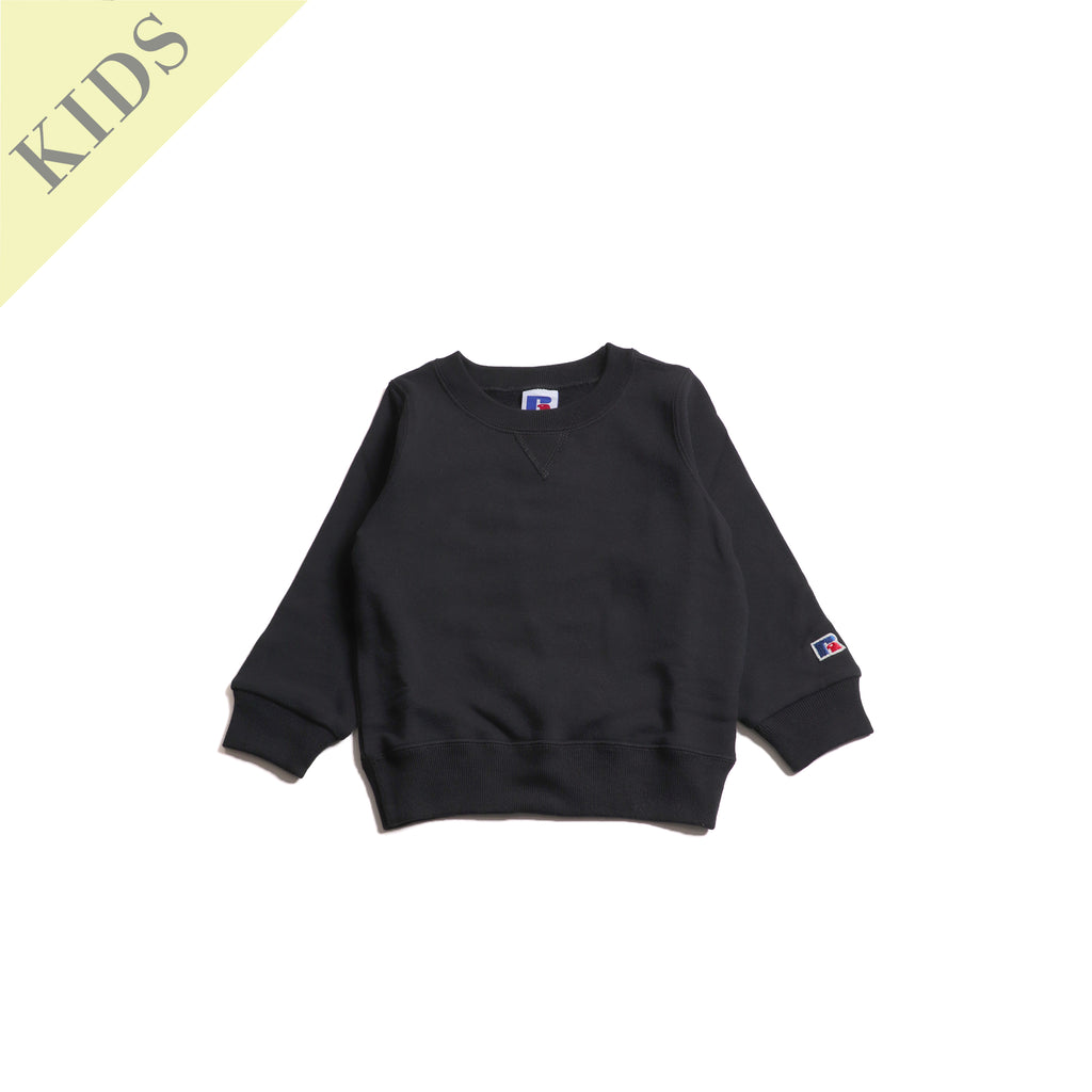 ＜RCK-1010＞【KIDS】-STANDARD ESSENTIALS - RUSSELL LOGO SWEAT CREW