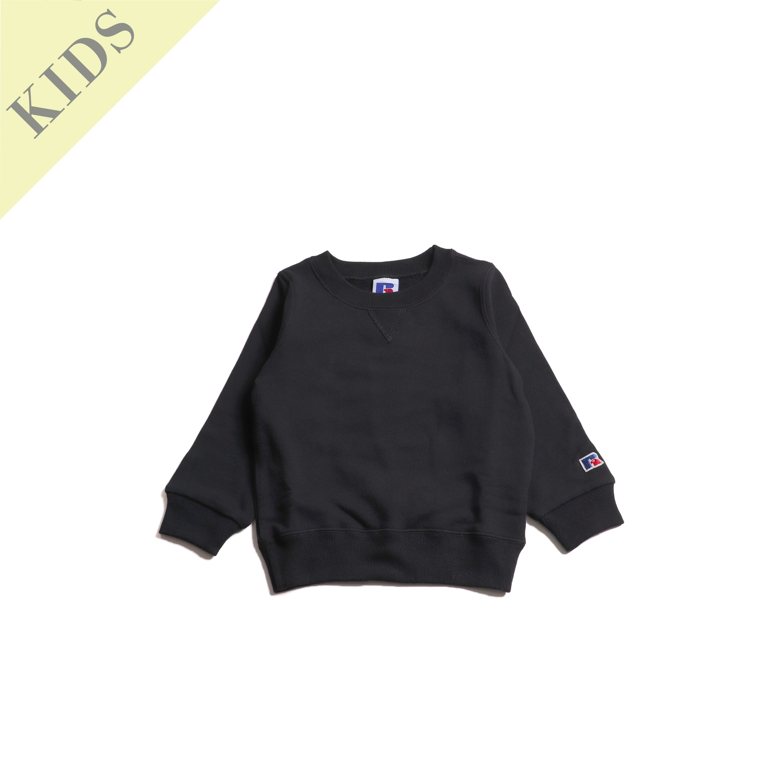 ＜RCK-1010＞【KIDS】-STANDARD ESSENTIALS - RUSSELL LOGO SWEAT CREW