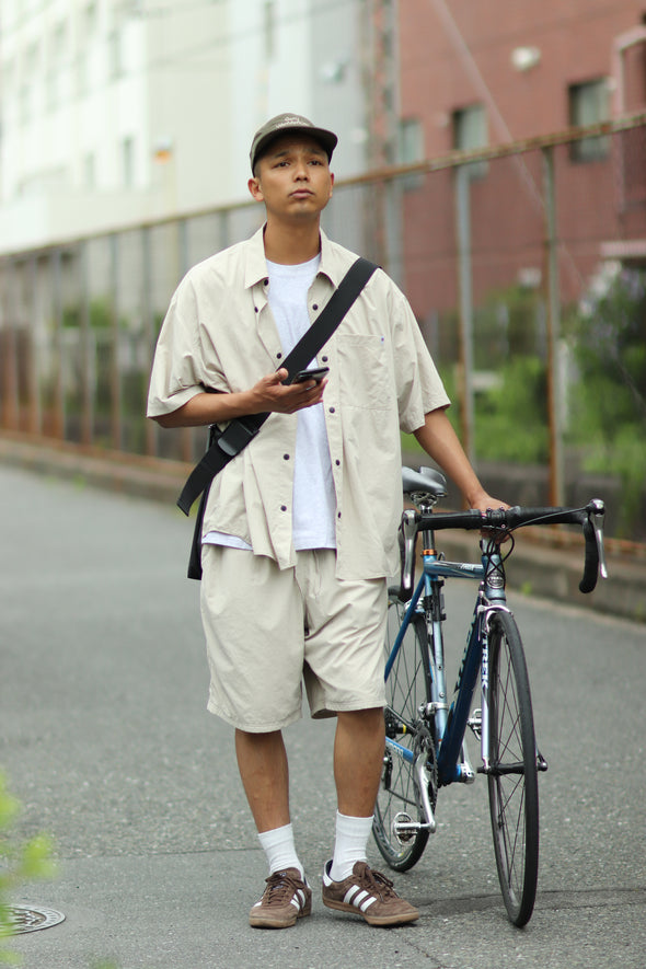 - Online limited -️Nylon Tussah Light Weight Short Pants SET UP〈RC-24326EC〉Russell Athletic