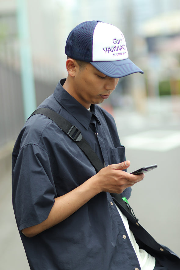 RussellｘGary YMAMOTO  Gary ❛Logo❜ Trucker Mesh Cap ＜RGY-2407＞