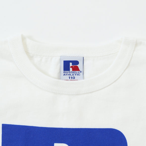 《kids》RUSSELL BIG LOGO FRONT PRINT T ＜RCK-1001PT＞RUSSELL ATHLETIC