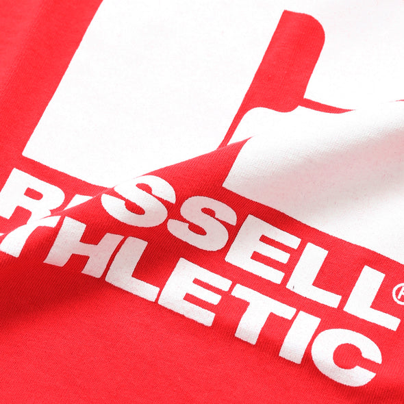 《kids》RUSSELL BIG LOGO FRONT PRINT T ＜RCK-1001PT＞RUSSELL ATHLETIC