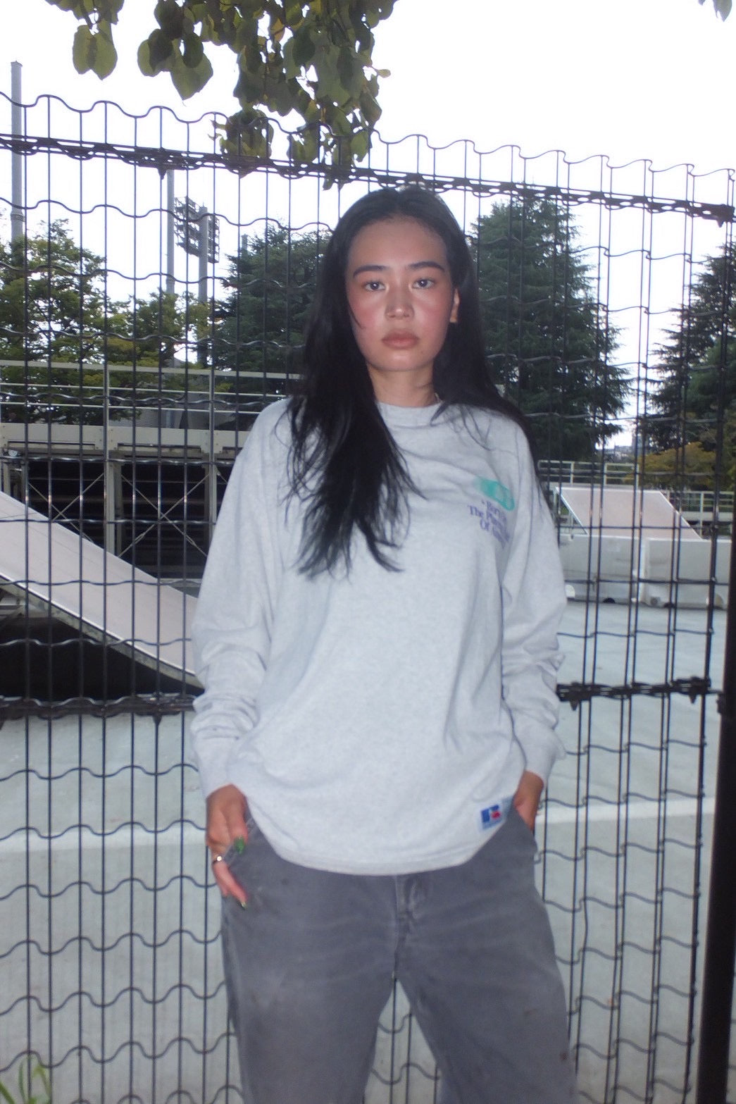 ＜RC-25740-A＞BOOKSTORE Jersey L/S Graphic T-Born On The Playing Field