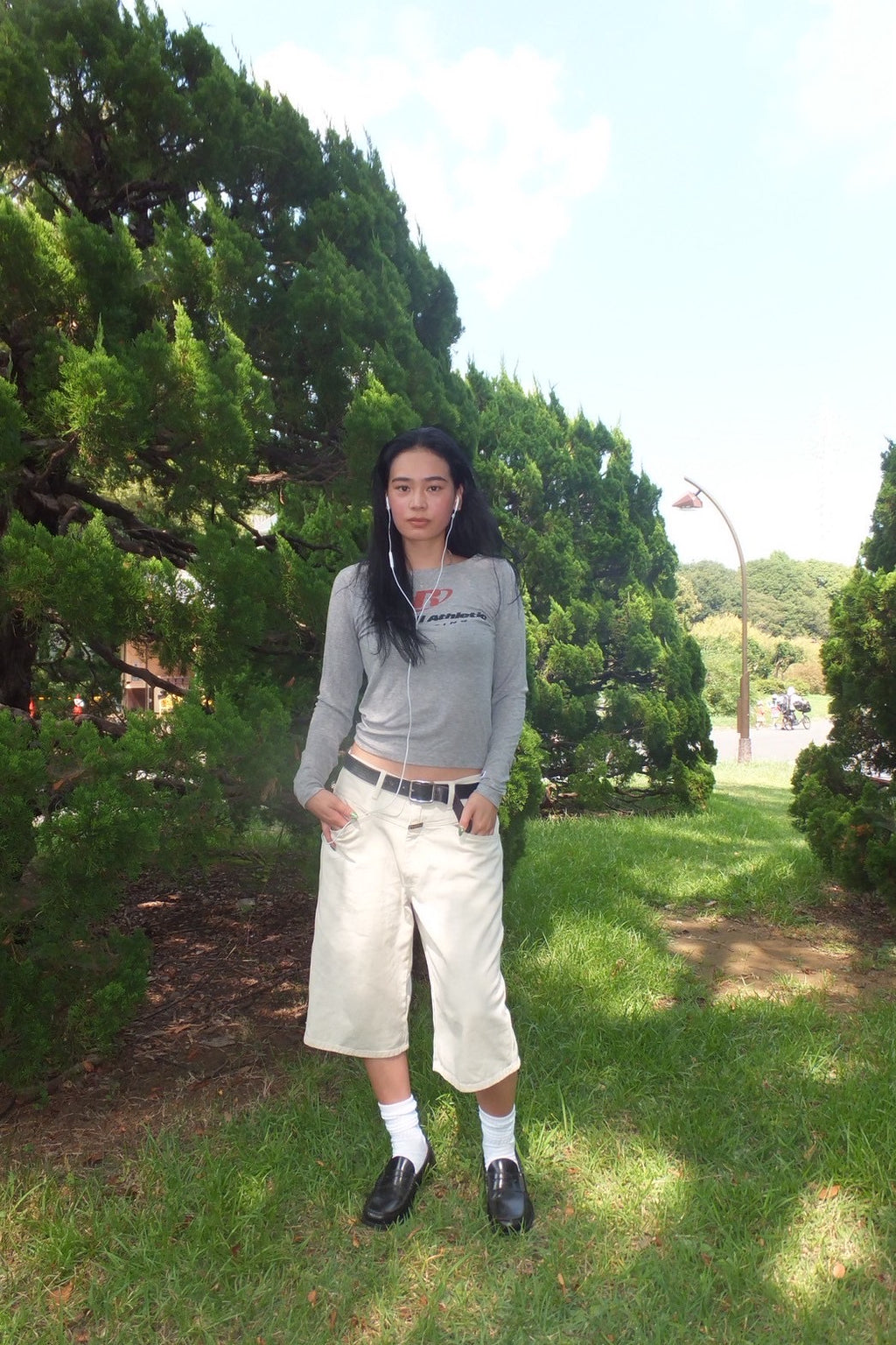 ＜RCW-25736＞Wmns Rib Jersey  L/ST Back Open T