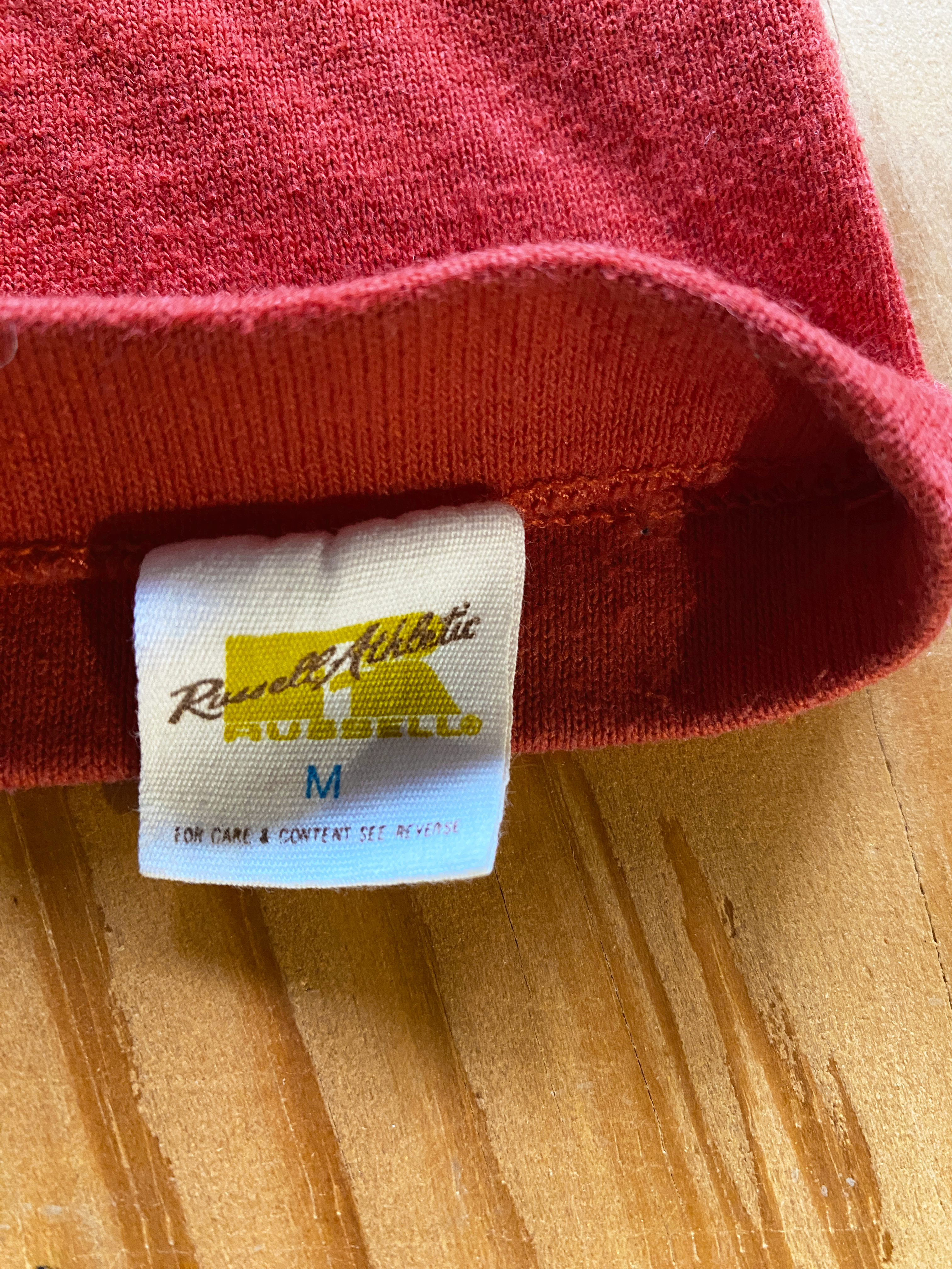 VINTAGE ITEM ＜VTG-14＞RUSSELL ATHLETIC FOOTBALL L/S TEE