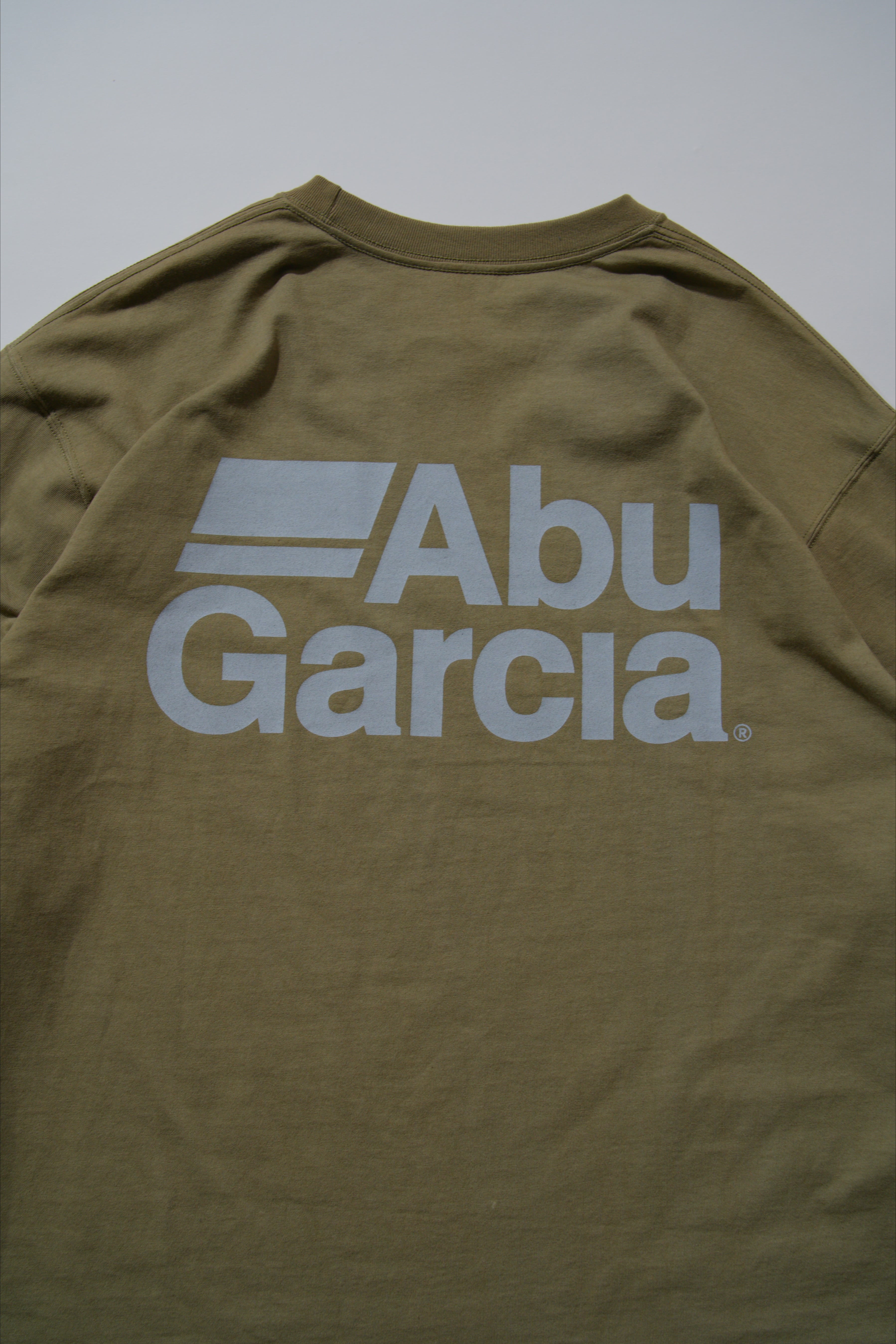 ＜AGC#26719＞7.5oz O.E. Cotton 'Abu Garcia' Logo T