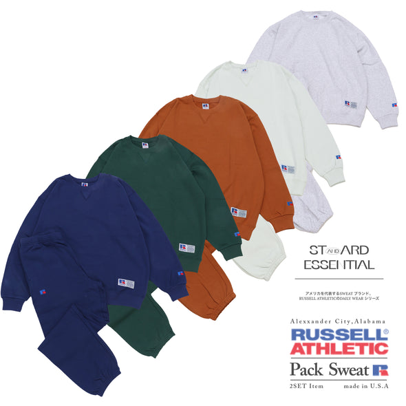 -STANDARD ESSENTIALS - RUSSEL LOGO VALUE SWEAT SET＜RC-23016 / RC-23018＞RUSSELL ATHLETIC