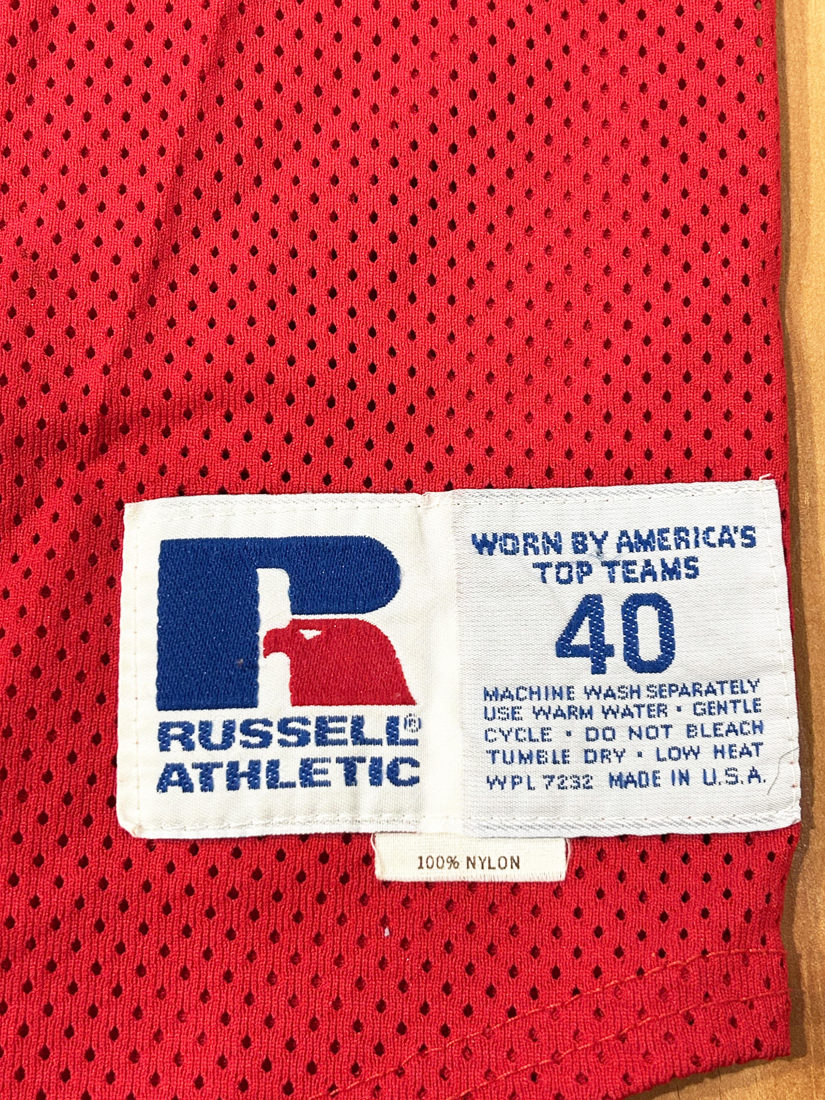 VINTAGE ITEM ＜VTG-04＞RUSSELL ATHLETIC Mesh Practice Tank