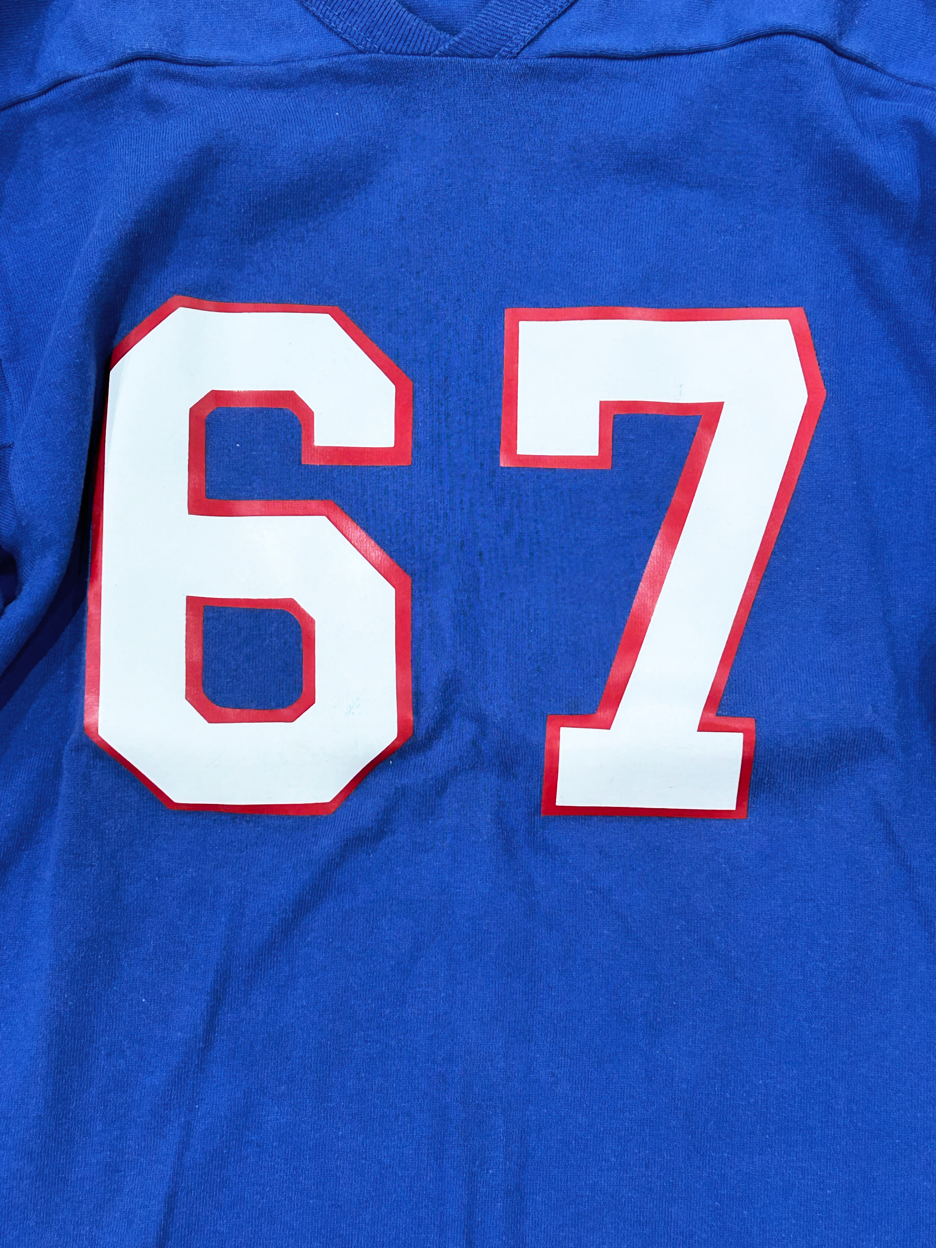 VINTAGE ITEM＜VTG-05＞ RUSSELL ATHLETIC 3/4 Football T