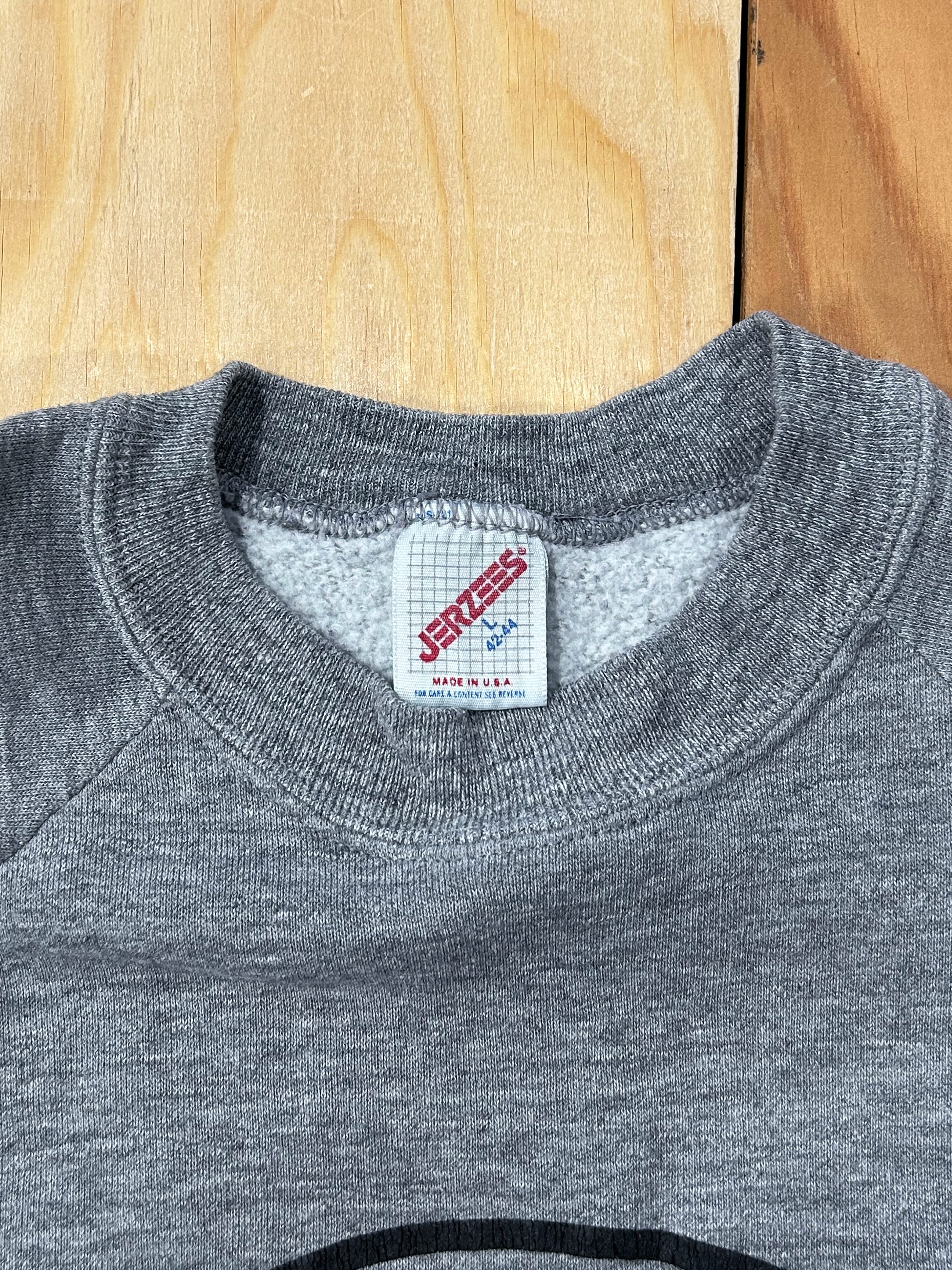 VINTAGE ITEM <VTG-06>JERZZES Logo Crew Sweat