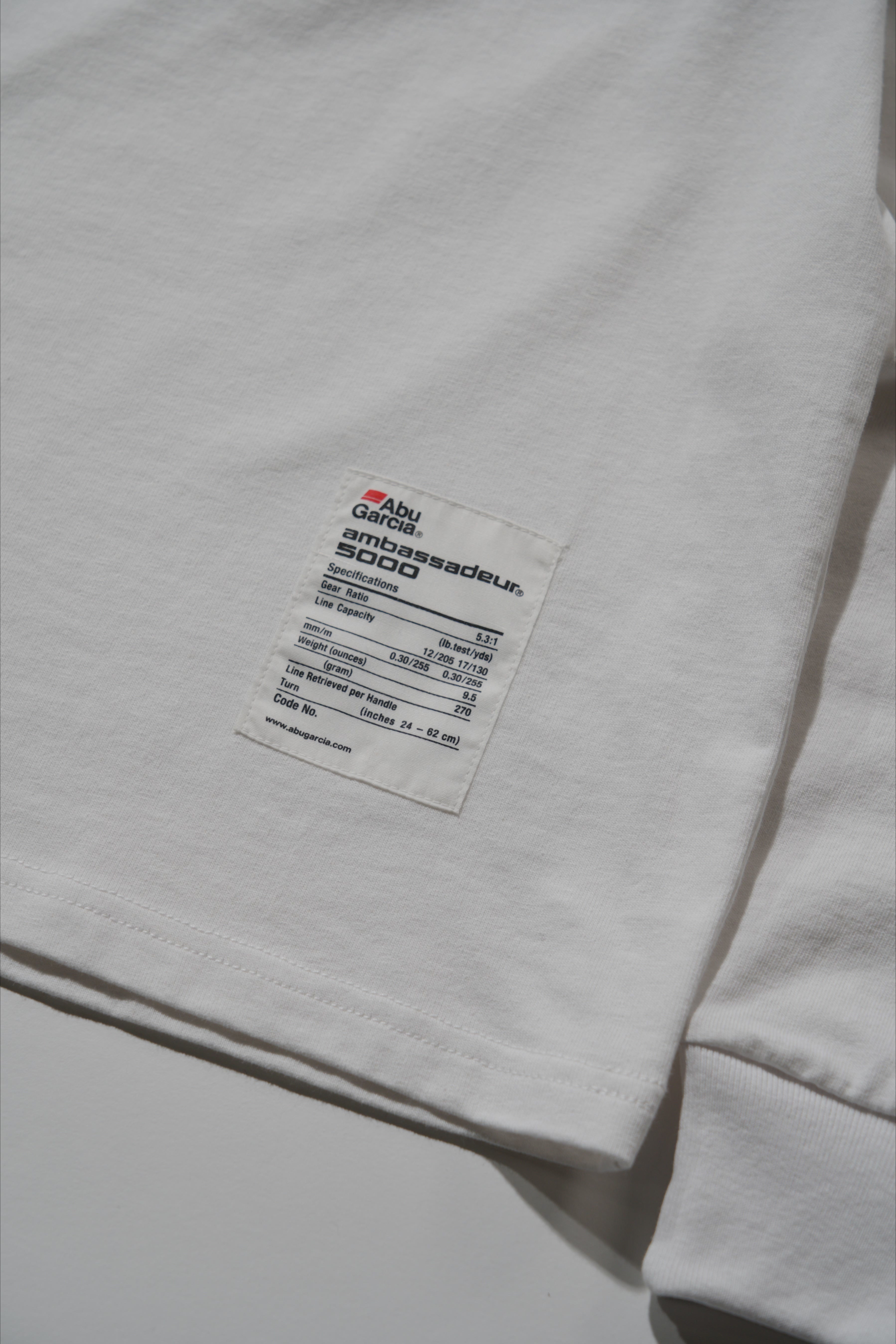 ＜AGC#26719＞7.5oz O.E. Cotton 'Abu Garcia' Logo T