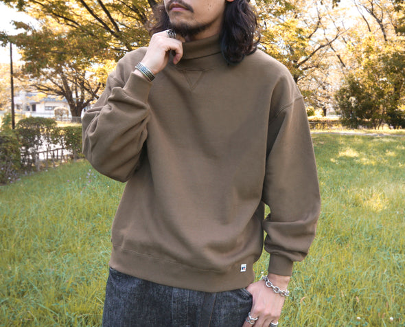 Bookstore Fleece Sweat Turtle Neck Shirt ＜RC-22713＞