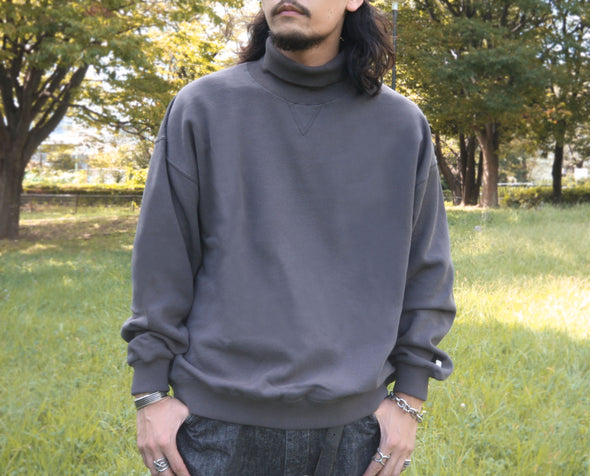 Bookstore Fleece Sweat Turtle Neck Shirt ＜RC-22713＞