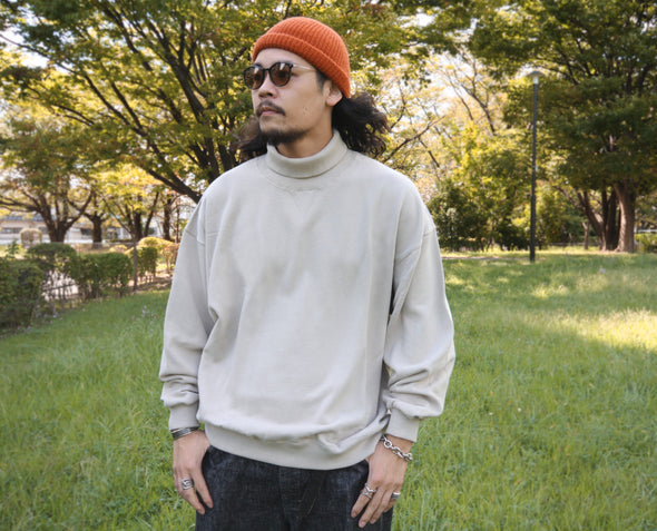 Bookstore Fleece Sweat Turtle Neck Shirt ＜RC-22713＞