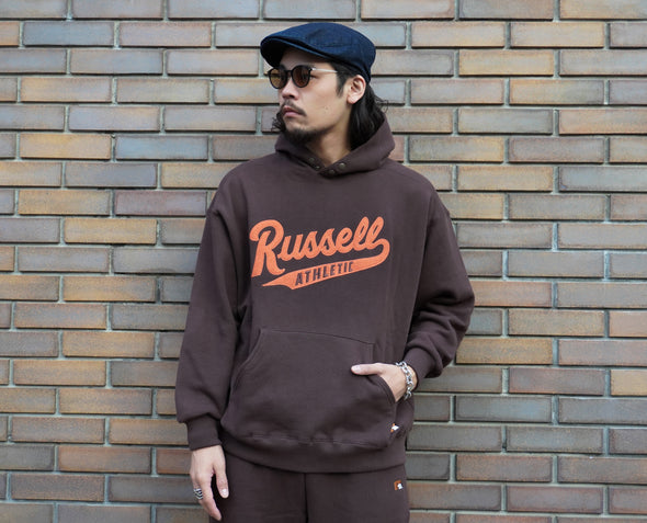 High Cotton Loop Back Terry Sweat Felt Letter Hoodie ＜RC-22704＞