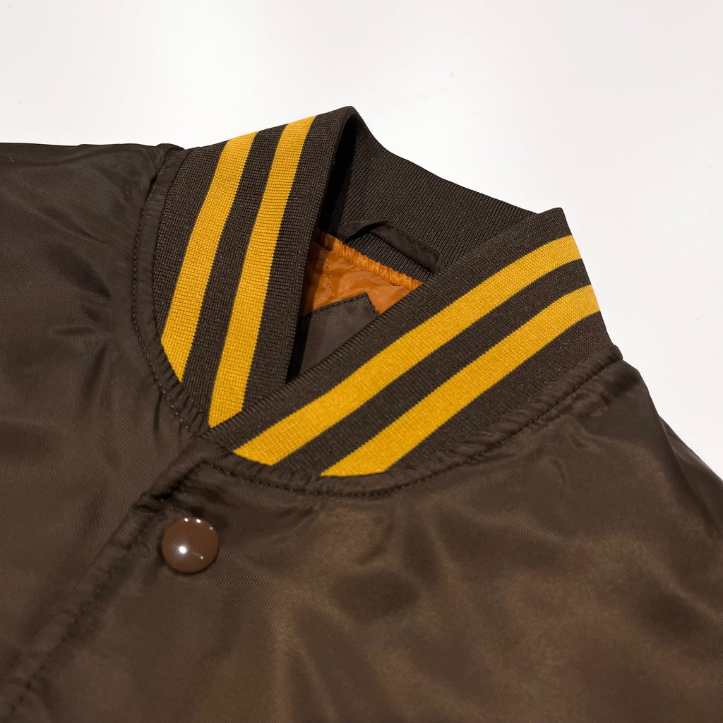 ＜RC-22731＞Nylon Varsity Baseball Jacket