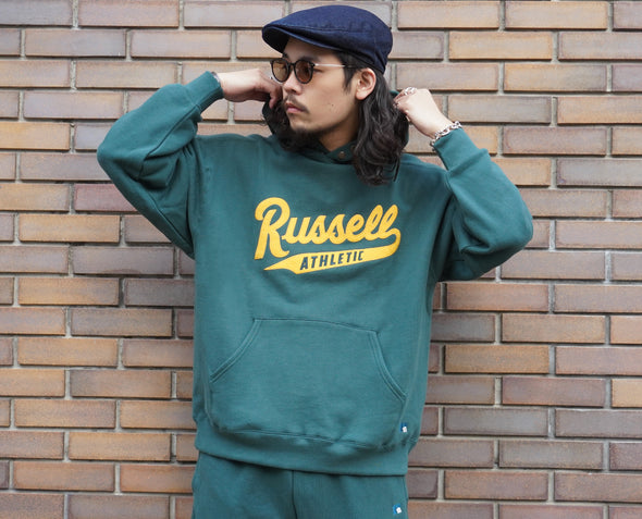 High Cotton Loop Back Terry Sweat Felt Letter Hoodie ＜RC-22704＞