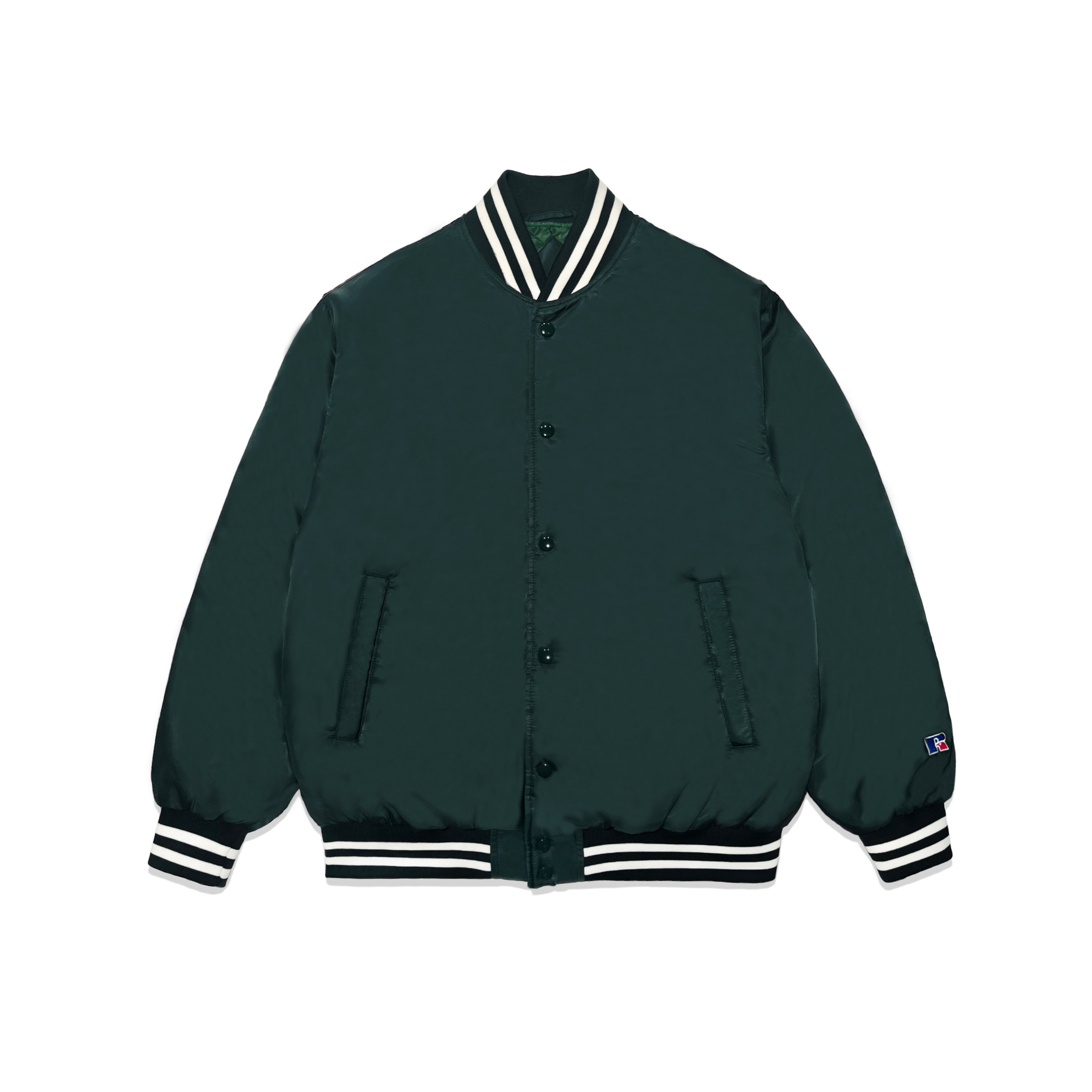 ＜RC-22731＞Nylon Varsity Baseball Jacket