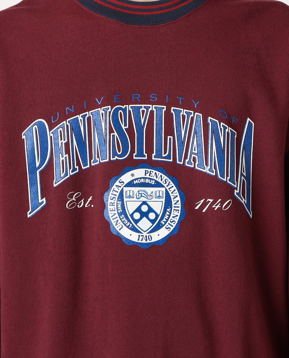"University of Pennsylvania" Bookstore Sweat Striped Rib Shirt＜RC-23001-PN＞